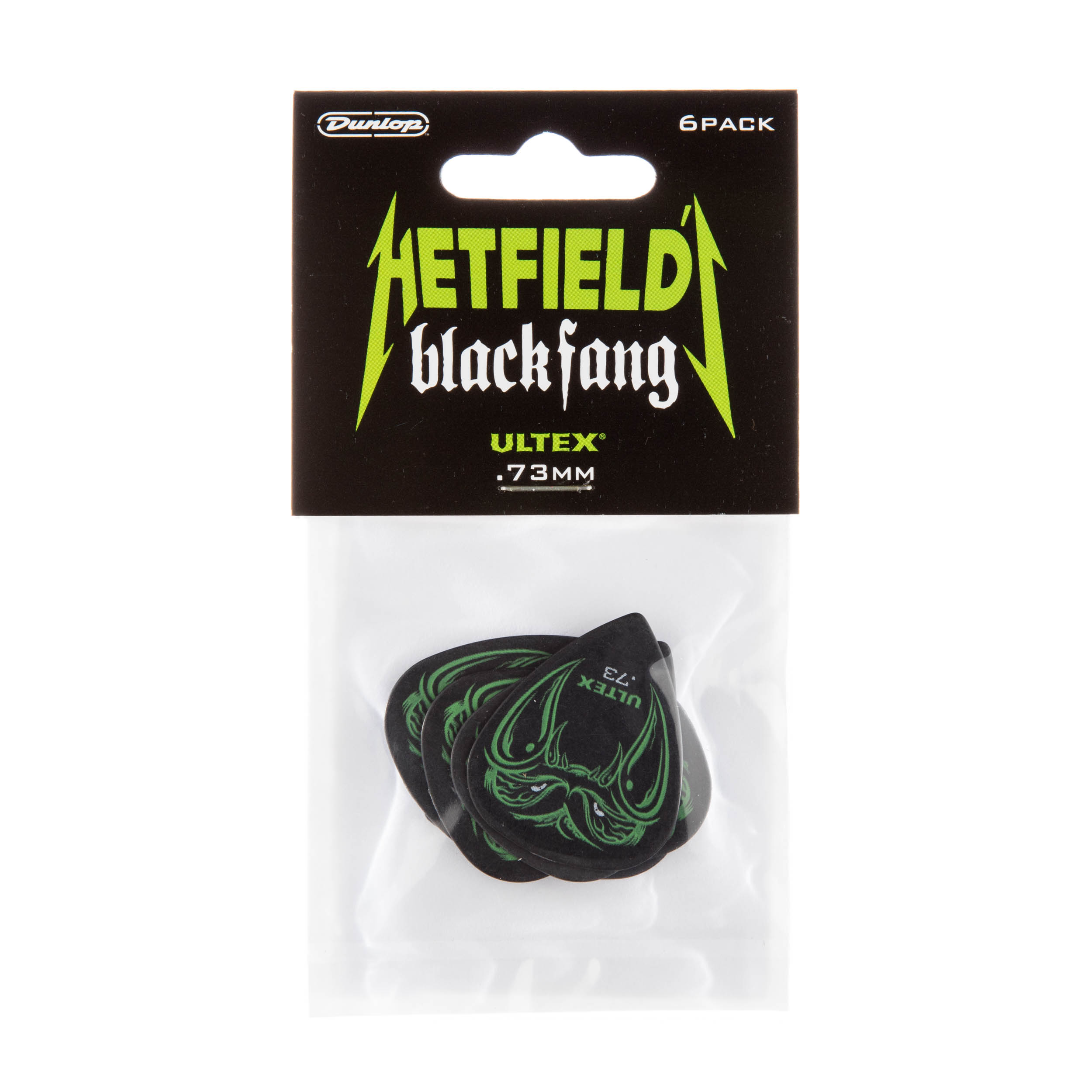 Médiators White Fang 0.73mm Jim Dunlop - Player’s Pack De 6