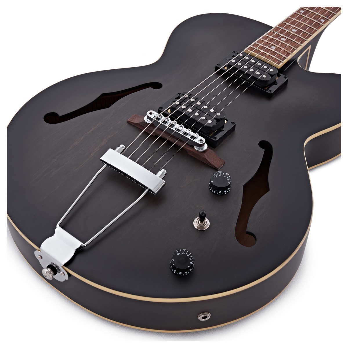 Ibanez Artcore AF55 TKF Hollow Body Tobacco Black Flat Sound1