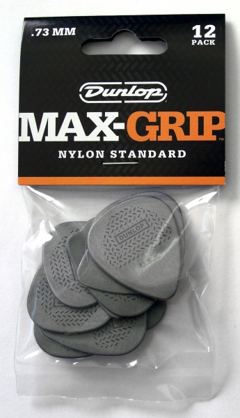 Médiators Dunlop Max-Grip Nylon 0.88mm - Lot De 12 Pour Guitare, Précision Et Adhérence