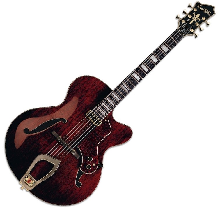 Hagstrom HL550 Natural Mahogany Sound1