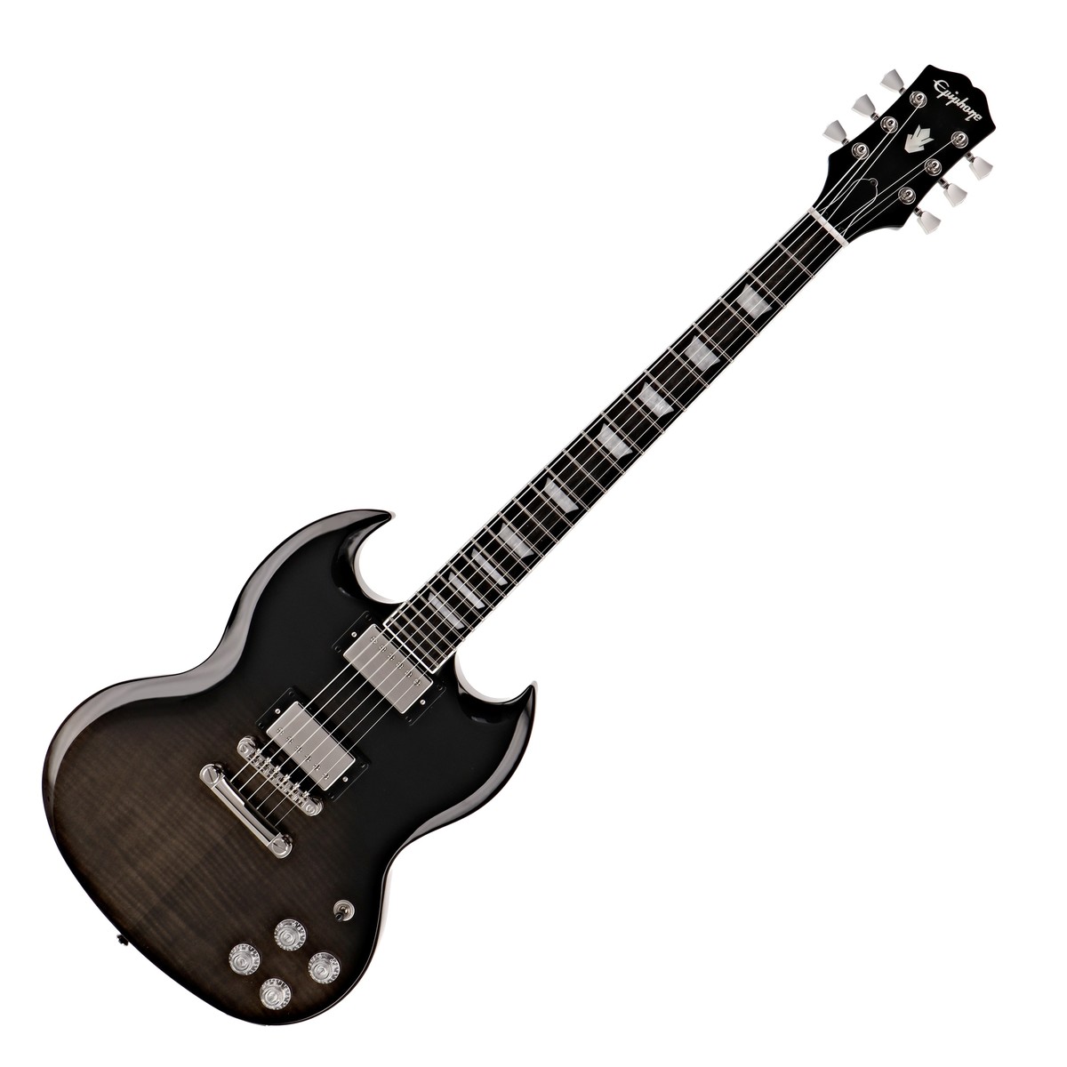 Sg black guitar top