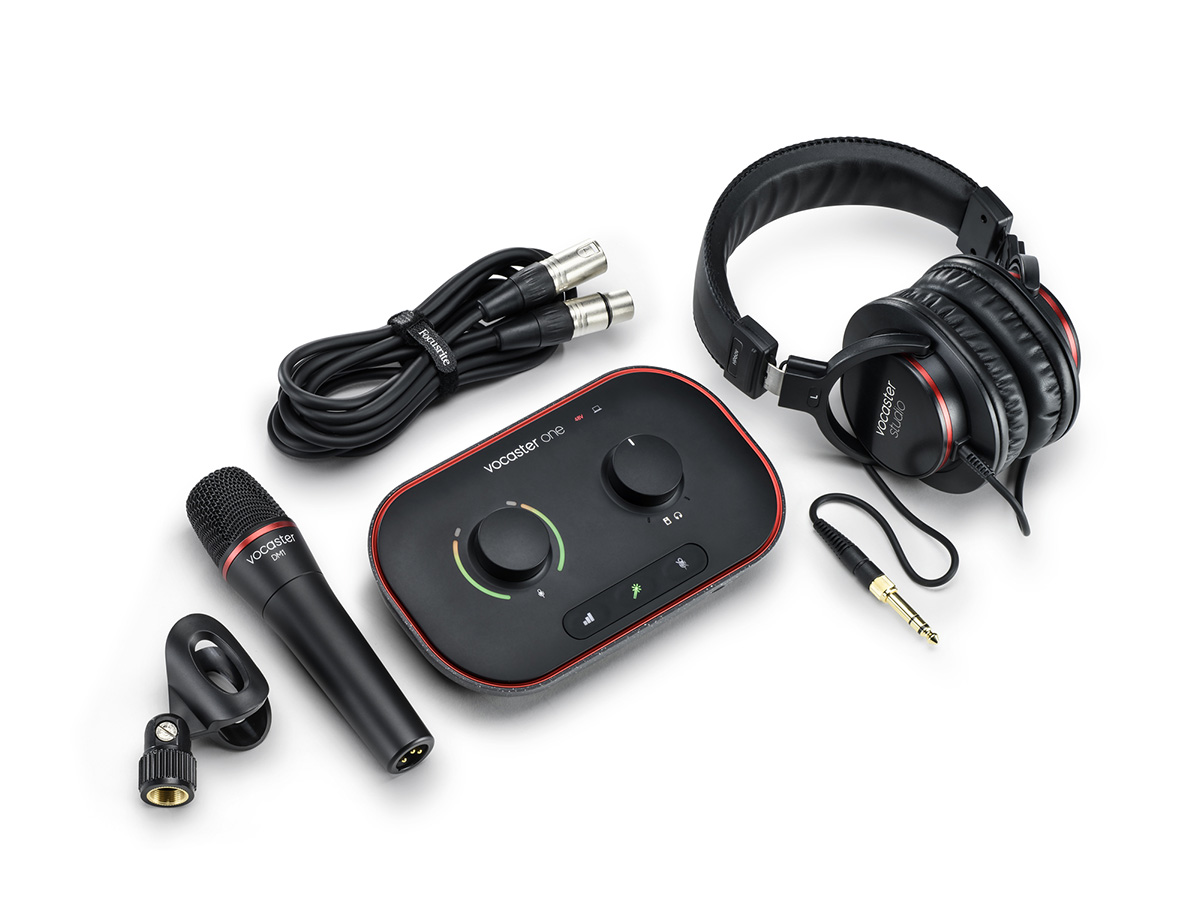 Focusrite One Studio bundle USB lydkort, og hodetelefon -