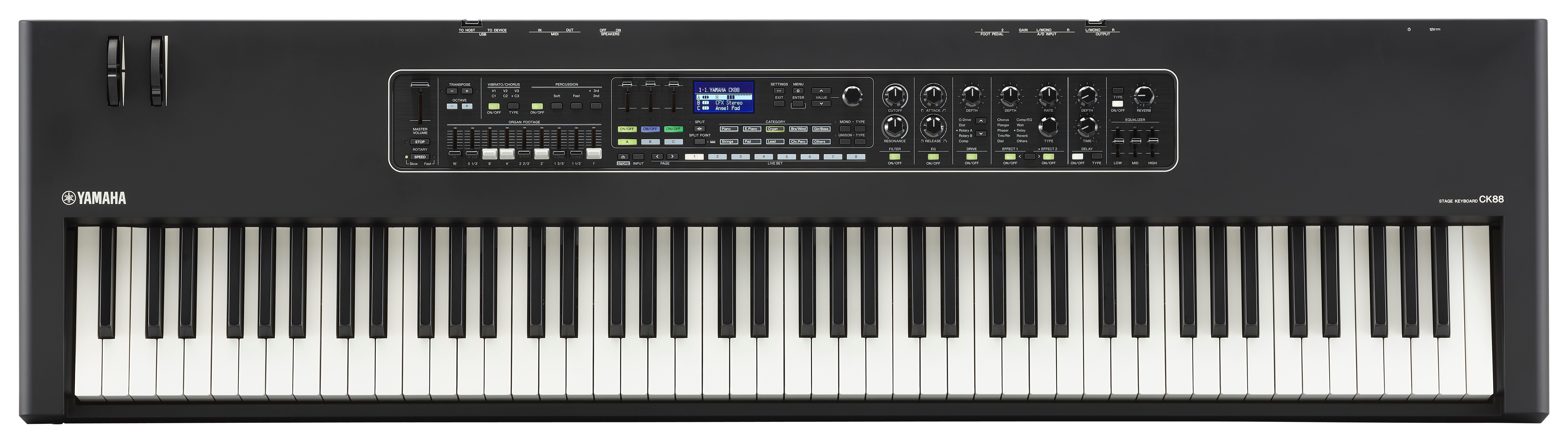 Yamaha midi outlet controller 88